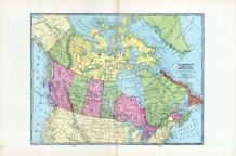 The Dominion of Canada and Newfoundland, World Atlas 1925c from Prince Edward Island Atlas